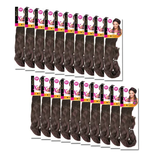 Miniatura 36 de Realistic Trenza original X-Pression 84 pulgadas 100% Kanekalon (paquete de 3, 1) M-61XPRES84