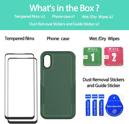 Miniatura 161 de Jeylly Funda para iPhone SE/Funda para iPhone 5S, Exterior de Plástico Duro que Absorbe Golpes + Interior de Silicona de Goma Defensor contra