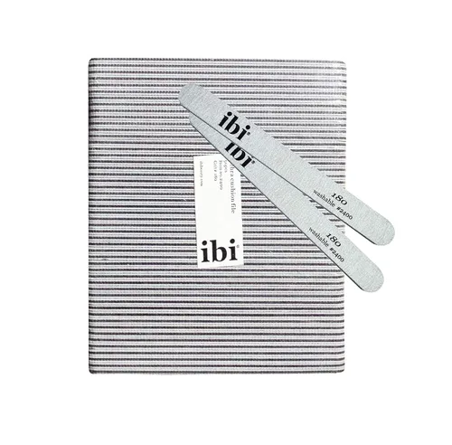 Miniatura 3 de IBI Lima de cojín 180 Zebra Grano 180/180 Lima de uñas lavable (10 unidades)