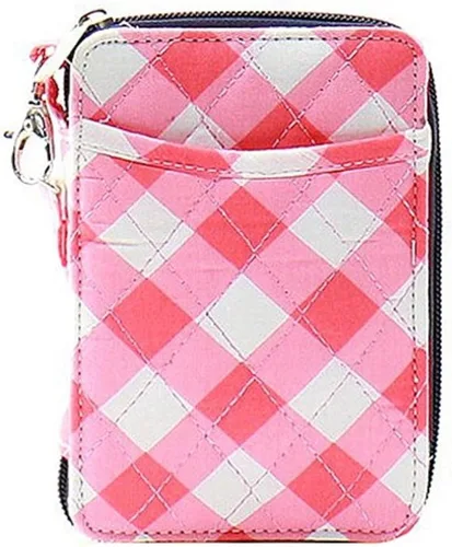 Miniatura 2 de Gingham - Mini cartera acolchada (azul)