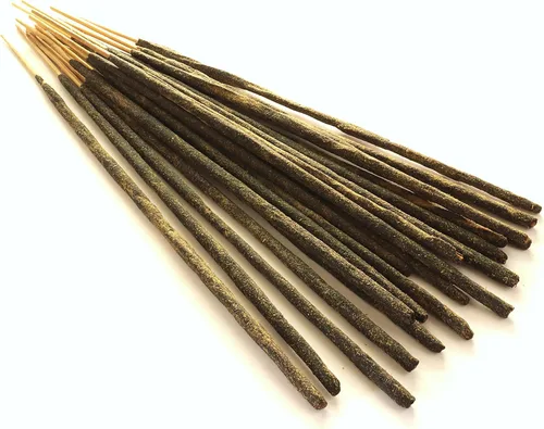 Miniatura 7 de Varillas de incienso Oud de madera de agar - Incienso artesanal Masala de lujo - Varillas extra gruesas de combustión prolongada (75 minutos)