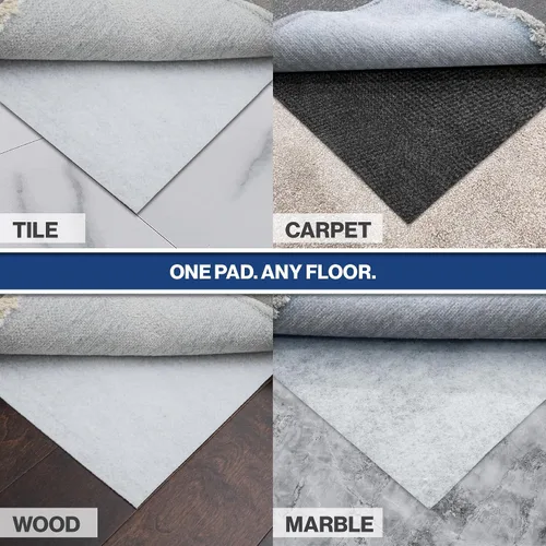 Miniatura 6 de Almohadilla antideslizante para alfombra, agarre de goma reversible, almohadillas antideslizantes para madera dura, vinilo, azulejos, suelos