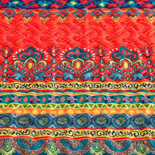 Miniatura 3 de Lujo Reversible 100% algodón clásico Boho a rayas a cuadros Cobija 60 x 50 pulgadas se puede lavar a máquina y secar en secadora, Algodón, Patrón 3