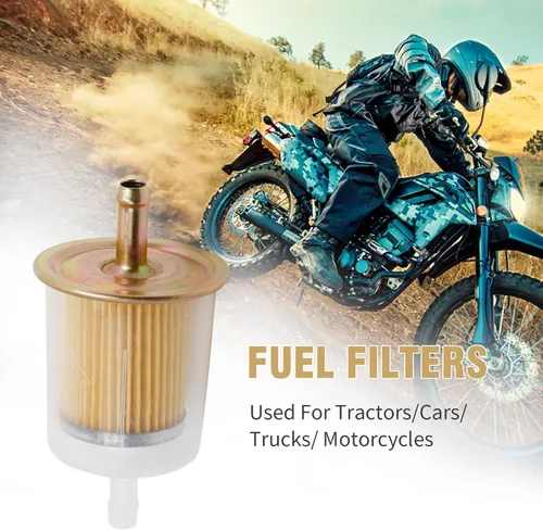 Miniatura 6 de Filtros de combustible en línea 3/8 para tractores industriales, automóviles, camiones, motocicletas, motor de gasolina en línea, filtro