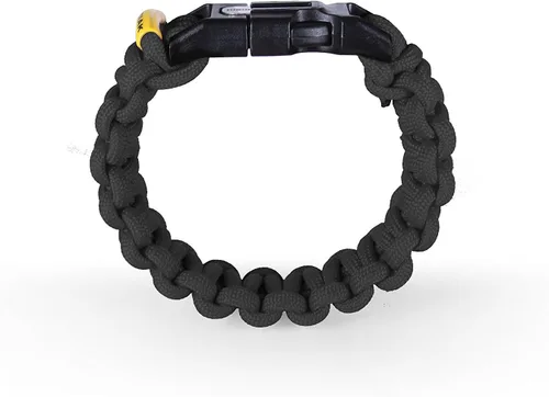 Miniatura 2 de OUTDOOR ELEMENT Pulsera de supervivencia con hebilla de arranque Ever Spark Fire, pulseras de paracaídas, artículos esenciales de campamento,