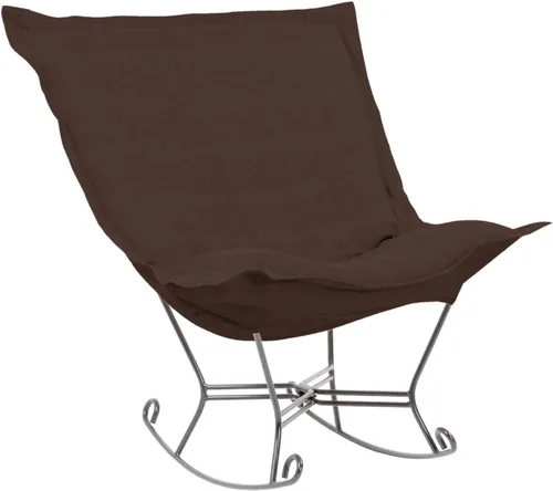 Miniatura 74 de Howard Elliott Collection Avanti Pecan - Silla de asiento oscilante con funda, silla multiusos de mariposa con marco de titanio, muebles de patio