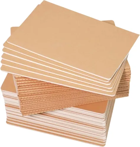 Miniatura 7 de 24 paquetes de cuadernos A5 Kraft para escritura de 8.3x5.5 pulgadas, cuadernos temáticos universitarios rayados de 60 páginas con papel rayado