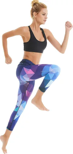 Miniatura 6 de COOLOMG Leggings de yoga para mujer, mallas para correr, leggings de tiro bajo, para entrenamiento, gimnasio, con bolsillos ocultos