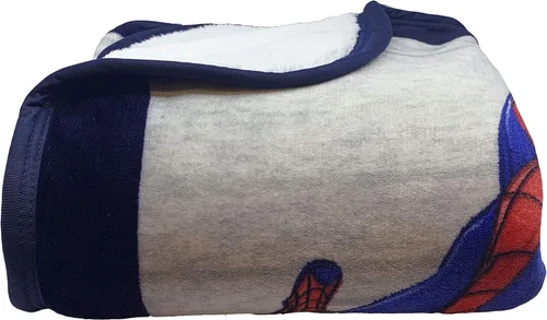 Miniatura 2 de Jay Franco Marvel Spiderman City Swinger Manta Sherpa - Mide 50 x 60 pulgadas, Ropa de Cama para Niños - Resistente a la Decoloración Súper Suave