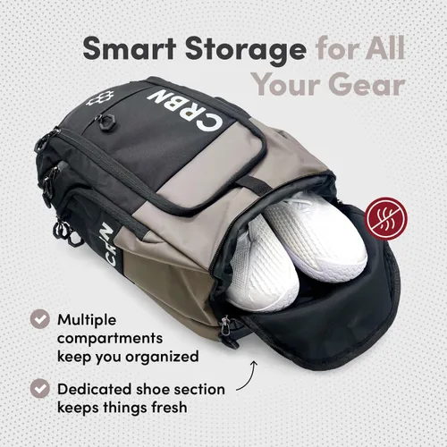 Miniatura 3 de CRBN Pickleball - Backpack - Pro Team Pickleball Bag - Padded Compartment with Space for 3 Paddles, Shoes & More
