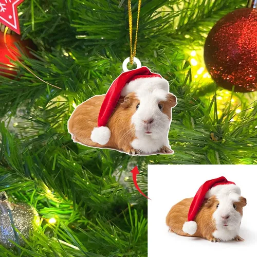 Miniatura 16 de LOVELYPOD Adorno de foto personalizado,Árbol de adorno de Navidad personalizado, Adorno de forma plana 2D de foto personalizada, Foto personalizada