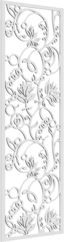 Miniatura 106 de 9 3/8"W x 24 3/8"H x 1/4"T Caspio Decorativos Paneles De Pared De Madera De Calado, Roble Rojo rojo (Red Oak)