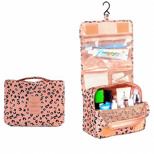 seven wolves Bolsas de cosméticos colgantes - Organizador de viaje portátil Bolsas de cosméticos Bolsas de cosméticos Cajas de señoras Kit de Rosado