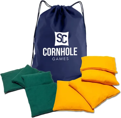 Miniatura 23 de Bolsas de cornhole resistentes al clima (juego de 8) - Tamaño/peso profesional de regulación (16 oz) - Uso en tableros de cornhole profesionales