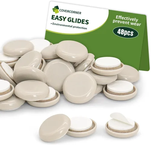 Miniatura 16 de Deslizadores de muebles para alfombra 4 piezas - 9 1/2 pulgadas Deslizadores para mover muebles, protectores de pisos para patas de sillas - Mueve