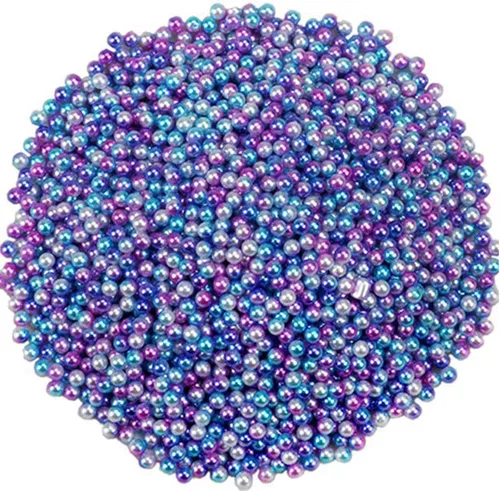 Miniatura 7 de Cuentas de maquillaje para pinceles, perlas de imitación artísticas, 1500 cuentas redondas de perlas rosas para sujetar brochas de maquillaje, lápiz