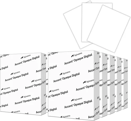 Miniatura 9 de Accent 121918C - Papel de cartulina opaco de color crema de 11 x 17 pulgadas, 100 libras, 9.56 oz/m², 700 hojas (4 resmas), cartulina pesada súper