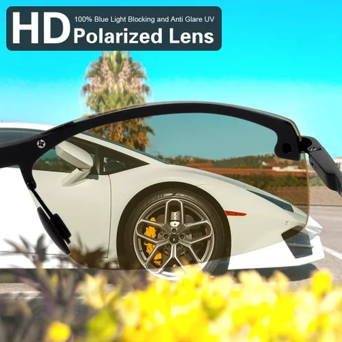 Miniatura 5 de YIMI Gafas de sol deportivas polarizadas fotocromáticas para hombre, mujer, ciclismo, pesca, conducción, protección UV400, lentes antirreflejos