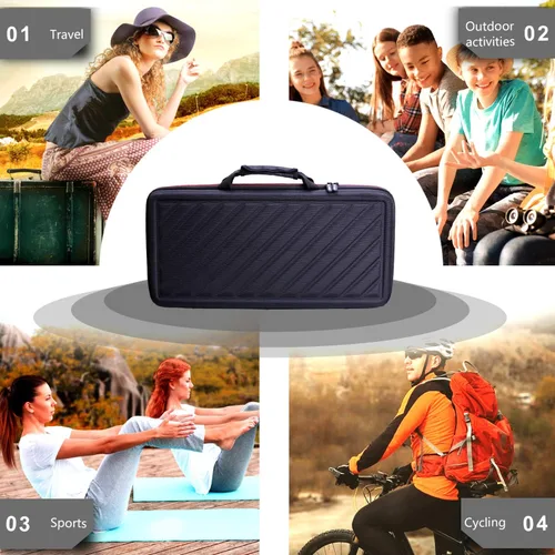 Miniatura 8 de LTGEM - Funda rígida de EVA para Numark Mixtrack Pro FX - Controlador de DJ de 2 cubiertas - Bolsa protectora de almacenamiento