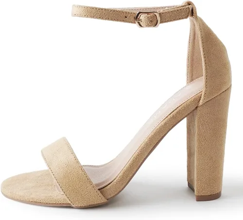 Miniatura 2 de J. Adams Shirley Tacones para Mujer - Sandalias de tacón alto con correa al tobillo