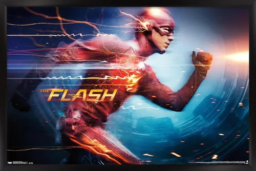 Miniatura 6 de DC Comics Arrowverse The Flash - Póster de pared Speed Force, 22.4 pulgadas de largo x 14.7 W, versión premium sin marco
