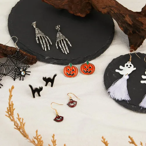 Miniatura 5 de POXTEX Cute Fun Earrings Weird Earrings Aesthetic Earrings, Hypoallergenic Small Stud Dangle Earrings for Women Teen Girls