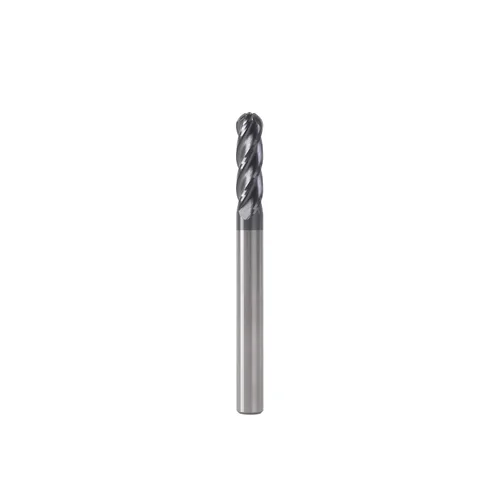 Miniatura 12 de Fresa de punta de bola ISB, diámetro de 1/16", diámetro de vástago de 1/8", brocas de carburo de grano micro de 4 canales para fresadora CNC