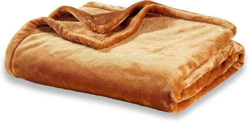 Berkshire Blanket Cobija de terciopelo VelvetLoft® sólida para cama, cobija de cama tamaño King, cobija suave y ligera de felpa para cama y sofá,