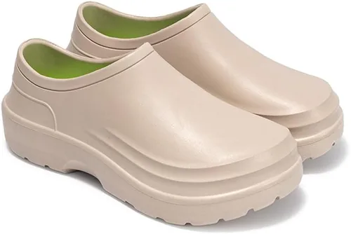 Miniatura 3 de Zapatos de chef para hombre, antideslizantes, impermeables, zapatos de trabajo para hombre, zuecos de enfermería, zapatos de enfermería