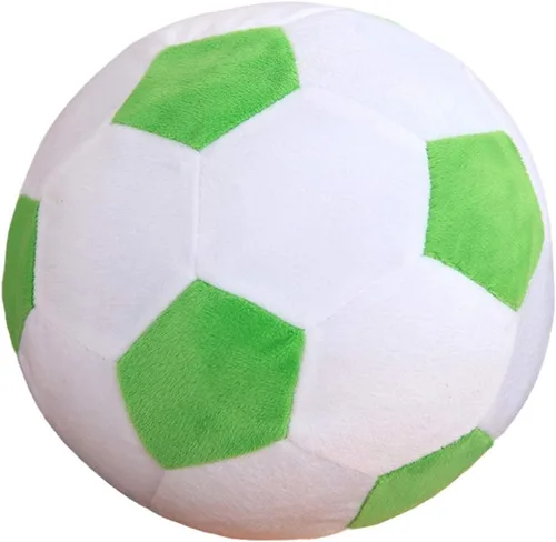 Miniatura 12 de AOQI Peluche esponjoso de pelota de fútbol, almohada de felpa suave y duradera, regalo de fútbol para niños, chicos y bebés