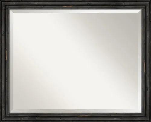 Miniatura 65 de Amanti Art Espejo de baño de madera, espejo de pared negro Ashton para usar como espejo de tocador de baño sobre el fregadero