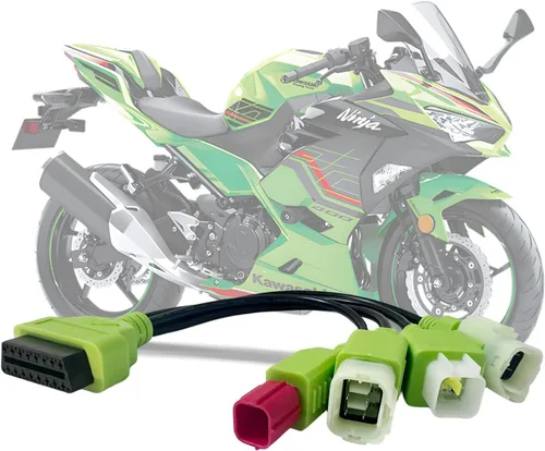 Cable de diagnóstico OBD2 de motocicleta 4 en 1, conector adaptador OBD de 4 pines+6 pines apto para motocicletas Kawasaki, Honda, KTM, Yamaha,