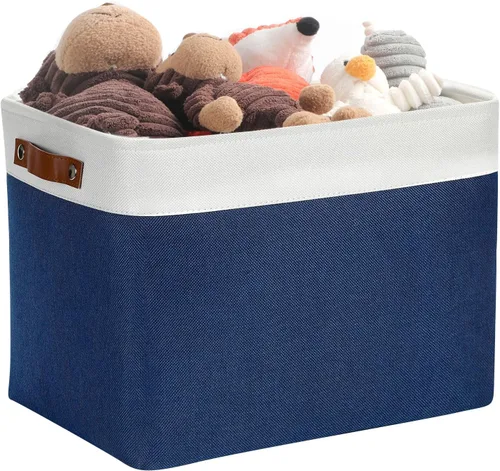 Miniatura 23 de DULLEMELO Cesta de almacenamiento pequeña, cesta de papel higiénico, contenedor de almacenamiento estrecho para baño, cesta de baño para organizar