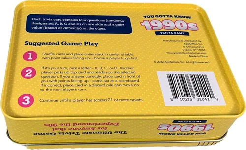 Miniatura 3 de You Gotta Know Años 90 - Juego de trivia