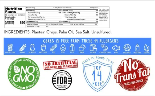 Miniatura 6 de Frutas secas GERBS, Top 14 libres de alergia alimentaria, sin sulfuro, sin conservantes, sin OMG, vegano