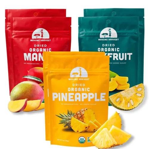 Miniatura 5 de Mavuno Harvest - Fruta seca 100% orgánica, 6 paquetes de 2 onzas de Jaca