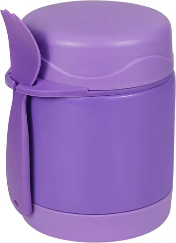 Miniatura 11 de Tarro de comida aislado para niños con cuchara, acero inoxidable de 10 onzas, a prueba de fugas, boca ancha, termo para comida caliente