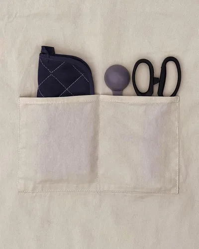 Miniatura 5 de ThisWear Delantal con peto ajustable con dos bolsillos y temporizador para parrilla