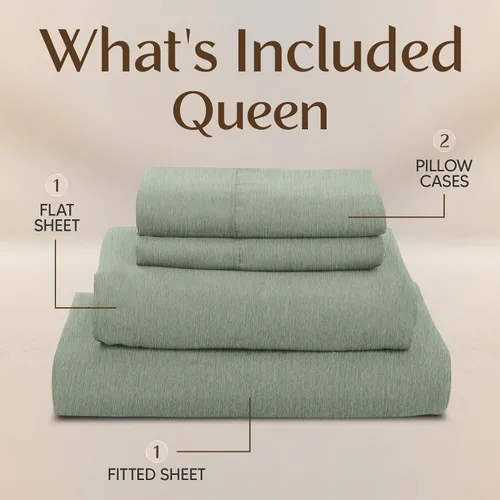 Miniatura 174 de Utopia Bedding Juego de sábanas Queen – Sábanas de 4 piezas para cama tamaño Queen, microfibra suave y transpirable, incluye 1 sábana bajera, 1 Gris
