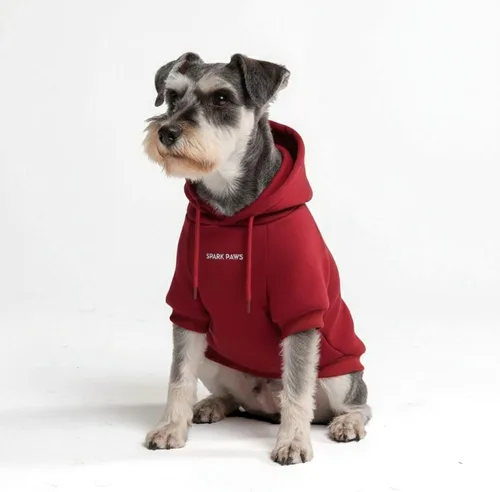 Miniatura 36 de Spark Paws Sudadera con capucha para perro, suéter de primera calidad para perros pequeños, medianos y grandes Trajes cálidos para bulldogs