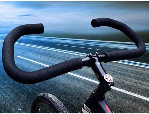 Miniatura 5 de Xafissy - 1 par de empuñaduras de espuma para manillar de bicicleta, cubierta flexible para manillar de bicicleta, cubierta flexible para manillar