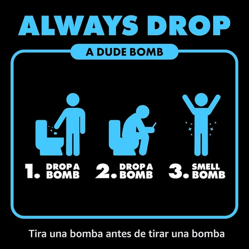 Miniatura 6 de DUDE Wipes DUDE Bombs - Eliminador de olores para inodoro, ambientador 2 en 1 y limpiador de inodoro, 1 paquete (40 cápsulas), mezcla desodorizante