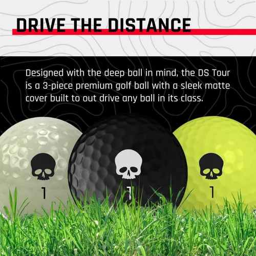 Miniatura 4 de Deadspin Golf Pelotas de golf premium con núcleo DeadSoft y patrón de hoyuelos para máxima distancia y control