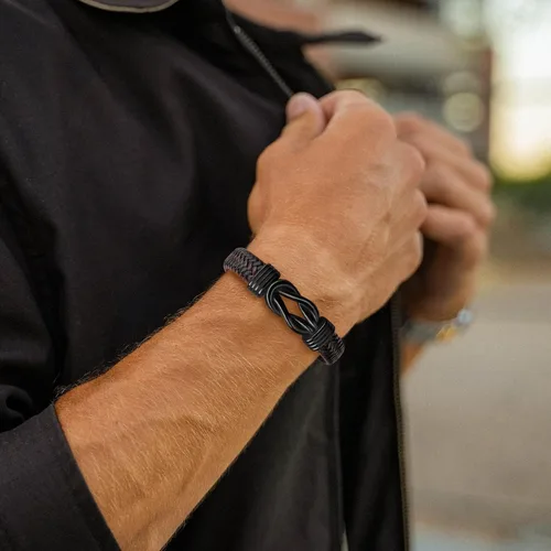 Miniatura 2 de JoycuFF Regalos para hombres, regalos para el día del padre, pulseras de cuero, regalo de cumpleaños para papá, novio, marido, nieto, hermano, hijo
