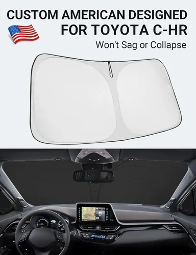 Miniatura 694 de Proadsy Parasol plegable para parabrisas delantero 2026, ajuste personalizado, accesorios para CRV SUV LX EX EX-L EX-L Navi Touring 2017-2022