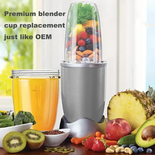 Miniatura 2 de Taza mezcladora de 18 oz para NutriBullet, taza de repuesto compatible con NutriBullet y NutriBullet Pro 600W/900W todos los modelos