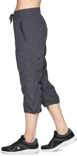 Miniatura 4 de RBX Active - Pantalón capri de cuerpo ligero y tejido elástico con cordón, moda para la mujer