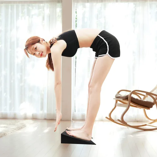 Miniatura 5 de Tabla Inclinada de Cuña de Espuma, Actualizador de Estiramiento de Pantorrillas de 2 Piezas, Cuñas para Sentadillas para Yoga, Rehabilitación
