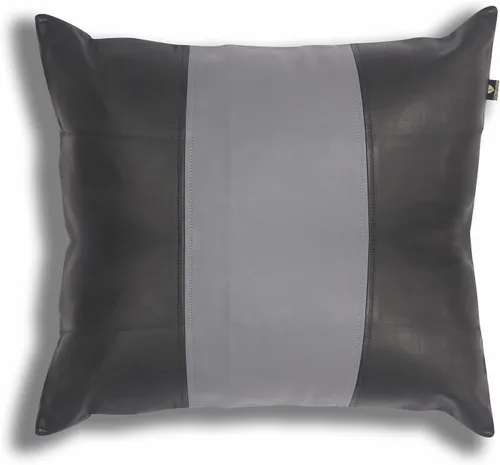 Miniatura 56 de LL LEATHER LOVERS Funda de almohada de piel de cordero - Funda de cojín para sofá, fundas decorativas para sala de estar y dormitorio, 20 x 20 Negro