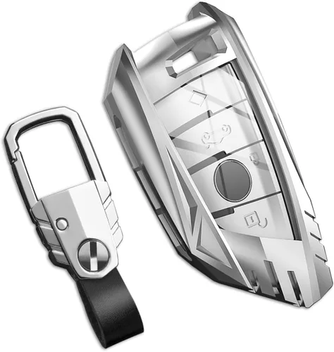 Miniatura 45 de Funda para llavero Nissan con llavero, elegante y duradera funda de protección de aleación de zinc compatible con Altima Maxima Rogue Armada